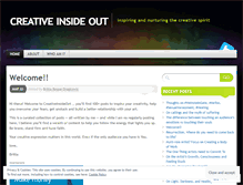 Tablet Screenshot of creativeinsideout.com